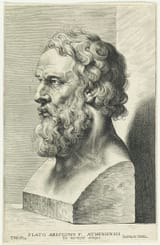 Elder, Lucas Vorsterman the; Buste van Plato; 1630 - 1638
