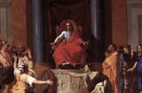 Le jugement de Solomon Closeup