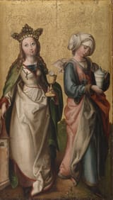Saints Barbara and Mary Magdalene by Rhenish Master