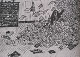 Lovecraft writing letters