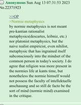 NormieMetaphysik
