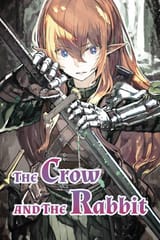 crow rabbit - purple gradient