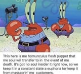SPONGEBOB_krabs homunculus