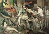 Nicholas_Eustache_Maurin_-_Conquest_of_Mexico_Hernando_Cortes_(1485-1547)_Opposed_to_Human_Sacrifice_-_(MeisterDrucke-74429)