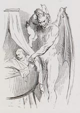 Saintine_(1862)-illust-Dore-p292-Diable_remplace_avec_enfant_faut_dit_Killecroff