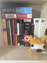 evil ass bookshelf