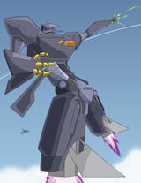 bomber mecha art