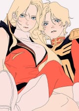 __char_aznable_and_quattro_bajeena_gundam_and_1_more_drawn_by_kena131__8db828d6c2cf232a96597d03af29da1a
