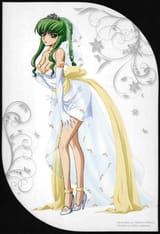 yande.re 134555 c.c. cleavage code_geass dress heels kimura_takahiro screening wedding_dress