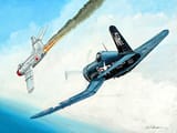 usmc-captain-jesse-g.-folmar-shot-down-a-mig-15-only-f4u-corsair-mig-kill-korean-war-sept-10-1952-lou-drendel