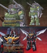 30 Scopedog and Ultimate Dancouga