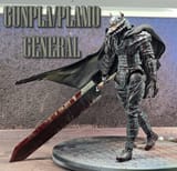 berserker guts with blood-splattered dragon slayer