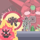 ZERO, Gqux RX-78 Gundam and Getter Emperor asking The EoD to open his window