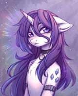 3411198__safe_artist-colon-sparkling_light_rarity_pony_unicorn_g4_alternate+hairstyle_alternative+cutie+mark+placement_armband_bipedal_bust_chest+fluff_collar_e