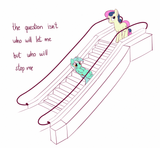 743094__safe_artist-colon-mcsadat_color+edit_edit_bon+bon_lyra+heartstrings_sweetie+drops_earth+pony_pony_unicorn_-colon-o_animated_annoyed_ayn+rand_bon+bon+is
