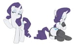 3568300__suggestive_artist-colon-amugea_rarity_pony_unicorn_g4_bedroom+eyes_blushing_butt_cameltoe_choker_clothes_collar_ear+piercing_female_garter+belt_horn_li
