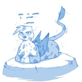 3081439__safe_artist-colon-cold-dash-blooded-dash-twilight_gilda_gryphon_blushing_crystal_crystal+gryphon_folded+wings_image_jpeg_looking+at+you_lying+