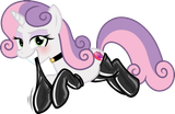 2863565__suggestive_edit_editor-colon-anonymous_sweetie+belle_pony_unicorn_bedroom+eyes_blushing_choker_clothes_cutie+mark_evening+gloves_eyeshadow_fem (1)