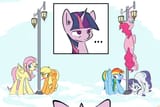 2787873__safe_artist-colon-manicpanda_applejack_fluttershy_pinkie+pie_rainbow+dash_rarity_twilight+sparkle_earth+pony_pegasus_pony_unicorn_-dot--dot--dot-_adork