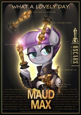 1099971__safe_artist-colon-kuma8696_maud+pie_earth+pony_pony_g4_alternate+hairstyle_alternate+timeline_apocalypse+maud_crystal+war+timeline_english_mad+max_mad+