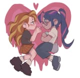 3555070__safe_artist-colon-stresseddog__sci-dash-twi_sunset+shimmer_twilight+sparkle_human_g4_bag_book_boots_clothes_cute_daaaaaaaaaaaw_duo_duo+female_female_gl