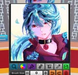 3606268__safe_artist-colon-cadence_sniffa_sonata+dusk_human_equestria+girls_g4_choker_digital+art_female_pixel+art_roblox_solo