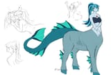 3606336__safe_artist-colon-cadence_sniffa_aria+blaze_sonata+dusk_centaur_human_taur_equestria+girls_g4_bikini_bikini+top_blushing_clothes_face+licking_female_fi