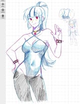 3606322__safe_artist-colon-cadence_sniffa_aria+blaze_sonata+dusk_human_equestria+girls_g4_abstract+background_breasts_cleavage_clothes_female_leotard_lesbian_sh
