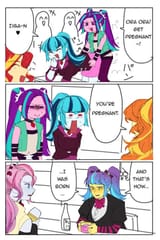 3606257__suggestive_artist-colon-cadence_sniffa_adagio+dazzle_aria+blaze_pixel+pizazz_sonata+dusk_sunset+shimmer_human_equestria+girls_g4_bar_breasts_comic_dial