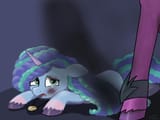 3680957__safe_artist-colon-addelum_derpibooru+import_misty+brightdawn_opaline+arcana_alicorn_pony_unicorn_g5_abuse_bruised_crying_duo_duo+female_female_horn_jew