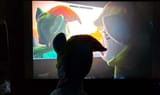 my wife watching anon and his wife and anon and his wife watch the sunset over the gold coast