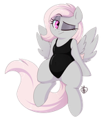1702778696581340 2221389__suggestive_artist-colon-notenoughapples_oc_oc+only_oc-colon-violet_pegasus_pony_clothes_female_mare_one+eye+closed_simple+background_smiling_solo_solo+
