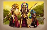 3609394__safe_artist-colon-king-dash-kakapo_adagio+dazzle_aria+blaze_sonata+dusk_human_g4_armor_arrow_boots_bow+28weapon29_bow+and+arrow_breasts_busty+sonata+du