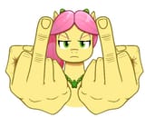 Here&#039;s a finger for you and a finger for your ape