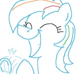 Dash excited hoof clap