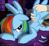 Dash wing preening