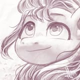 3810092__safe_artist-colon-makaryo_derpibooru+import_sunny+starscout_earth+pony_pony_g5_bust_monochrome_portrait_simple+background_smiling_solo