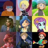 Short Hair Female Fictional Characters Collage