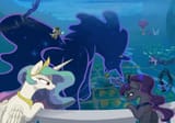3411379__safe_artist-colon-ciborgen_applejack_fluttershy_pinkie+pie_princess+celestia_princess+luna_rainbow+dash_rarity_starlight+glimmer_tantabus_twilight+spar (3) (1)