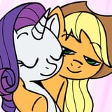 105304__safe_artist-colon-megasweet_artist-colon-rustydooks_applejack_rarity_female_lesbian_rarijack_shipping