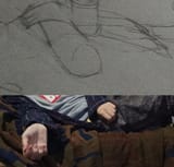 fabric is hard to draw 