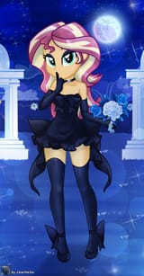 3360081__safe_artist-colon-charliexe_ponerpics+import_sunset+shimmer_equestria+girls_breasts_clothes_dress_evening+gloves_female_gloves_image_jpeg_long