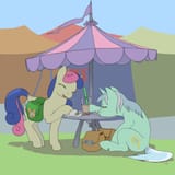 8496__safe_artist-colon-cabyowl_bon+bon_lyra+heartstrings_sweetie+drops_earth+pony_pony_unicorn_g4_my+little+pony-colon-+friendship+is+magic_putting+your+hoo