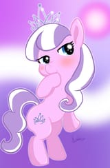 3408534__safe_artist-colon-nicolai_derpibooru+import_diamond+tiara_earth+pony_pony_g4_blushing_cute_female_filly_foal_image_jewelry_png_pose_tiara