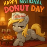 Derpy&#039;s Happy Donut Day Celebration