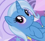 3383132__safe_artist-colon-cstrawberrymilk_trixie_pony_unicorn_g4_bed_blushing_cute_desk+lamp_diatrixes_female_horn_looking+at+you_mare_solo