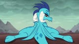 3617731__safe_artist-colon-metalhead97_princess+ember_dragon_lizard_g4_closed+mouth_dragon+lands_dragoness_female_flexible_folded+wings_funny_legs_lidded+eyes_l