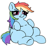 3604289__safe_artist-colon-tamers12345_edit_editor-colon-umsx_rainbow+dash_pegasus_pony_g4_base+used_fat_fat+trixie+meme_meme_rainblob+dash_solo_tubby+wubby+pon
