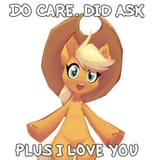 aj does care and did ask