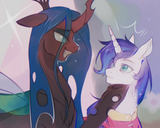 7206984__safe_artist-colon-willowseapty_artist-colon-E69FB3E6B190E891B5willowsea_imported+from+derpibooru_queen+chrysalis_shining+armor_changeling_changeling+qu
